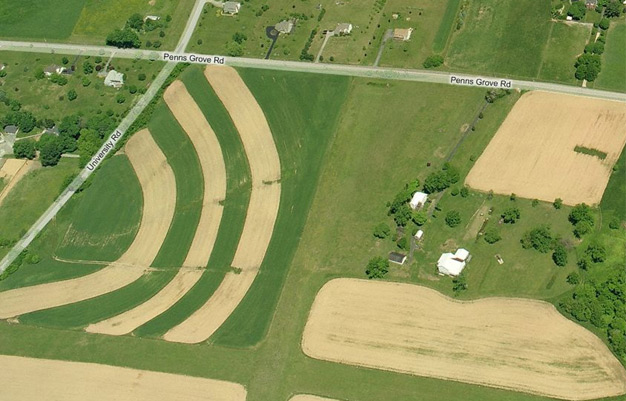 Aerial View of Harris Field